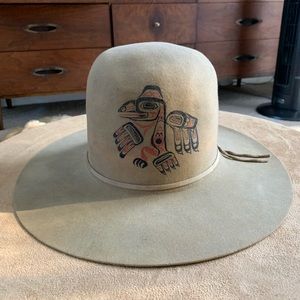 Sam Roberts Hat with Hand Drawn Bird